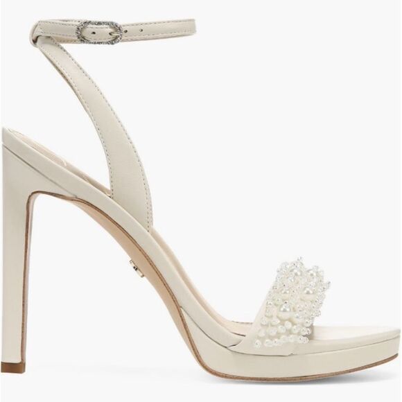 Sam Edelman  Rhinestone Ankle Strap Sandal  9.5M - Picture 3 of 10